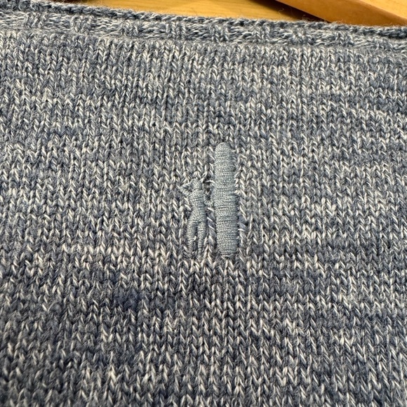 johnnie-O Wool/Cotton Pullover Henley Rolled Neck Sweater / Large - Picture 8 of 9